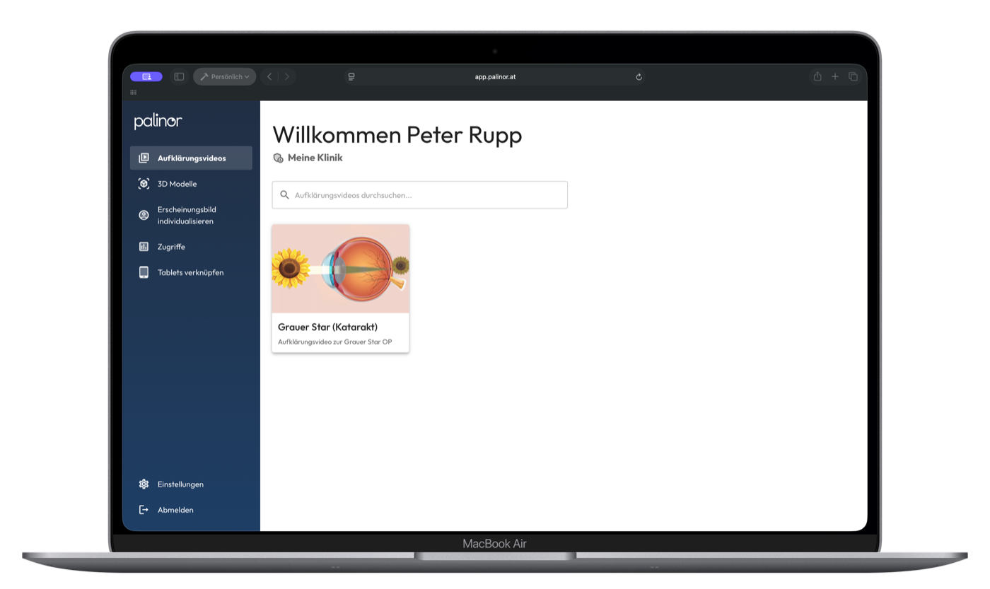 Palinor Webportal